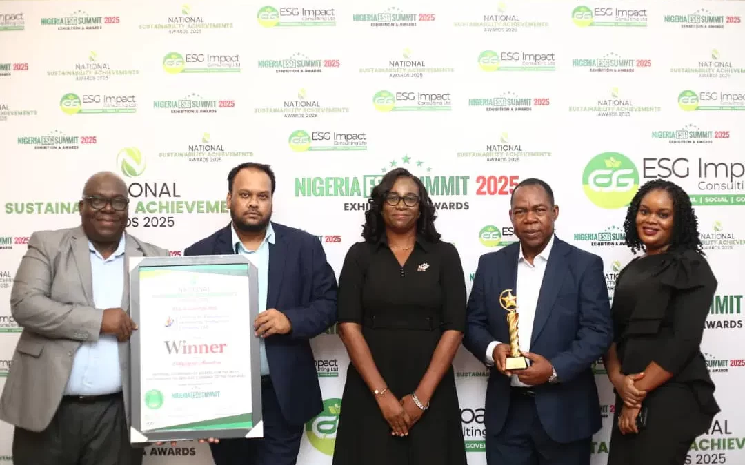 SEEPCO recognized for Sustainability at the Nigeria ESG Summit 2025